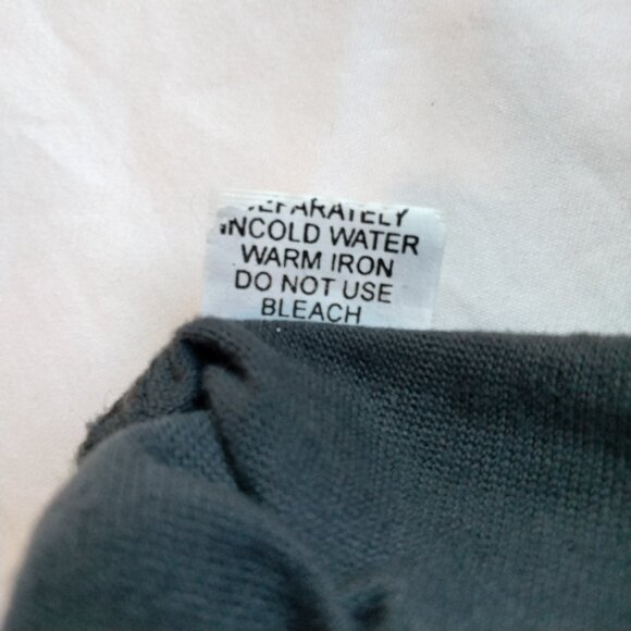 Kathmandu Imports Gray Boho Tunic w/ Embroidery & Wooden Buttons 3/4 Sleeve XS/S - Picture 13 of 16